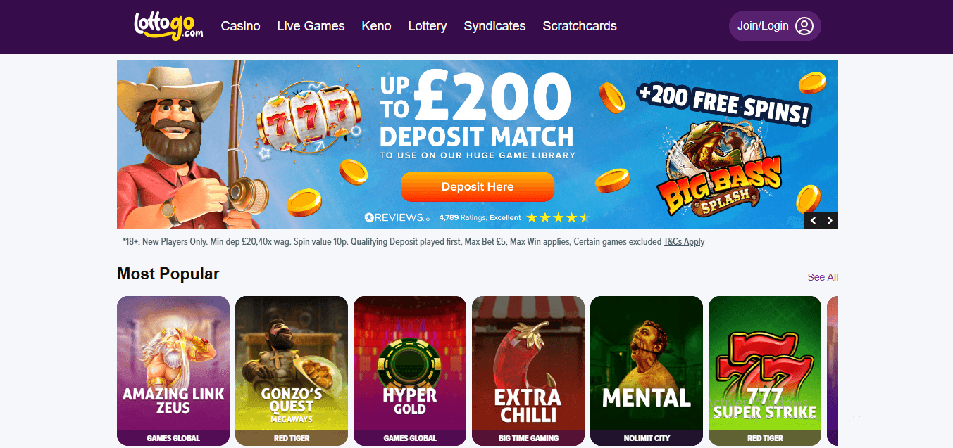 banner Lottogo : Official website of the online casino